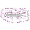 vidaXL Lit biblioth&egrave;que sans matelas cire marron 160x200 cm pin massif