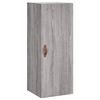 vidaXL Buffet haut Sonoma gris 34,5x34x180 cm Bois d'ing&eacute;nierie