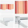 vidaXL Auvent R&eacute;tractable Jaune et Orange 300 x 250 cm