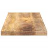vidaXL Dessus de table 80x20x3,8 cm rectangulaire bois massif manguier