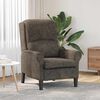 vidaXL fauteuil Gris fonc&eacute; 76 x 94 x 102 cm Simili cuir