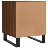 vidaXL Tables de chevet 2pcs ch&ecirc;ne marron 40x40x50cm bois d'ing&eacute;nierie