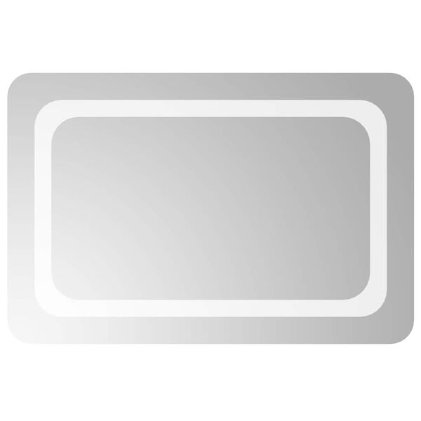 vidaXL Miroir de salle de bain &agrave; LED 60x40 cm