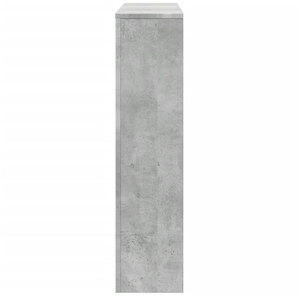 vidaXL Cache-radiateur gris b&eacute;ton 149x20x82 cm bois d'ing&eacute;nierie