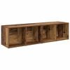 vidaXL Ensemble meuble TV 2 pc Bois Ancien Bois d'ing&eacute;nierie