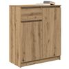 vidaXL Buffet avec tiroir ch&ecirc;ne artisanal 71x35x84 cm bois ing&eacute;nierie