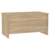 vidaXL Table basse chêne sonoma 102x55,5x52,5 cm bois d'ingénierie