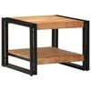 vidaXL Table basse 50x50x38 cm bois massif acacia
