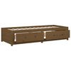vidaXL Lit de jour sans matelas marron miel 80x200 cm bois pin massif