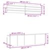 vidaXL Unités murales TV 6 pcs blanc bois d'ingénierie