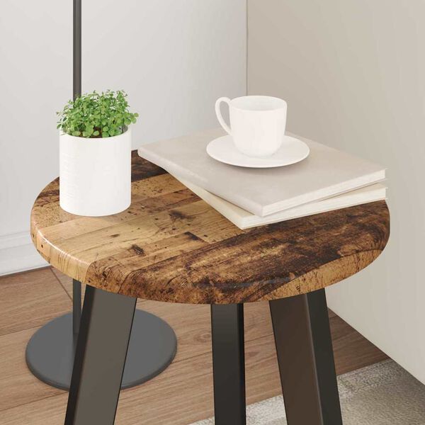 vidaXL Plateau de table Bois ancien 30 x 30 x 1,5 cm Bois d'ingénierie