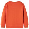 Sweatshirt pour enfants orange 92