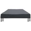vidaXL Housse de Table Uni Noir 262 x 102 x 15 cm tissu