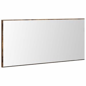 vidaXL Miroir Marron 80 x 37 cm Verre et Bois Ing&eacute;nierie
