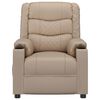 vidaXL Fauteuil inclinable Cappuccino Similicuir