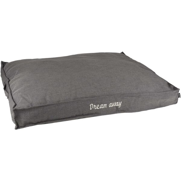 FLAMINGO Coussin de chien &agrave; fermeture &eacute;clair Dream Away Gris 100x70 cm