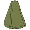 vidaXL Tente de douche escamotable Vert