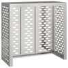 vidaXL Housse de climatiseur Argent 110 x 50 x 105 cm Acier inoxydable