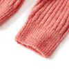 Cardigan tricot&eacute; pour enfants rose moyen 128