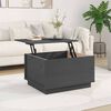 vidaXL Table basse Gris 60x50x35 cm Bois massif de pin