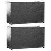 vidaXL Housses salon de jardin 2pcs 8&oelig;illets 170x94x70cm rectangulaire