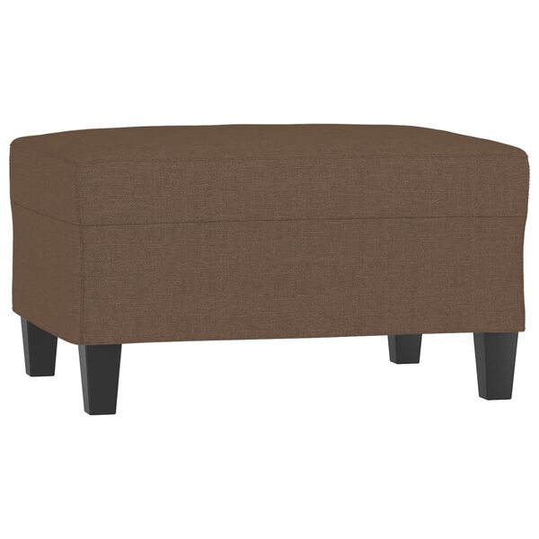 vidaXL Repose-pied Marron 70x55x41 cm Tissu