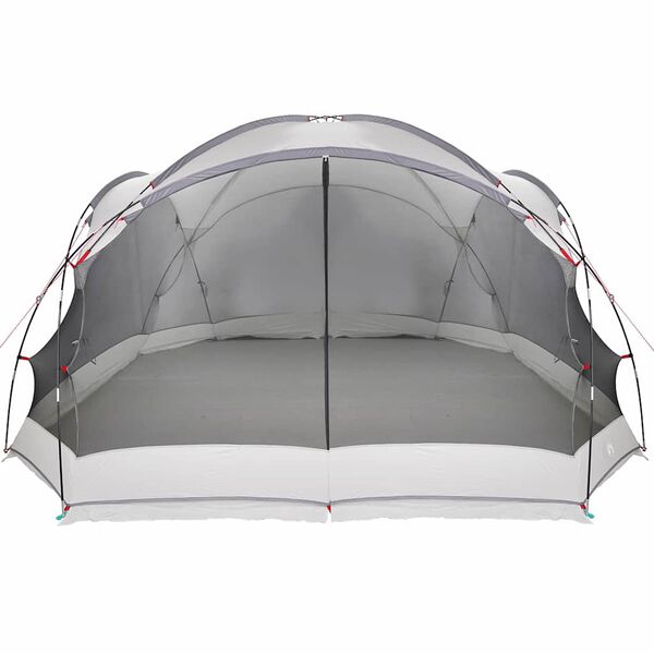vidaXL Tente moustiquaire avec toit avec &eacute;vent Gris 434 x 434 x 230 cm