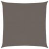 vidaXL Voile d'ombrage 160 g/m&sup2; Anthracite 5x5 m PEHD