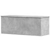 vidaXL Bo&icirc;te de rangement gris b&eacute;ton 90x35x35 cm bois d'ing&eacute;nierie