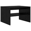 vidaXL Table basse Ch&ecirc;ne noir 60 x 50 x 40 cm Bois d'ing&eacute;nierie