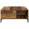 vidaXL Table basse Bois Ancien 80 x 80 x 36,5 cm Bois d'ing&eacute;nierie