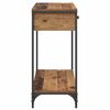 vidaXL Table console Bois Ancien 75 x 34,5 x 75 cm Bois d'ingénierie