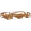 vidaXL Ensemble de canap&eacute;s d'ext&eacute;rieur 10 pcs Naturel