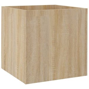vidaXL Jardini&egrave;re Ch&ecirc;ne sonoma 40x40x40 cm Bois d'ing&eacute;nierie