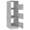 vidaXL Armoire &agrave; Laver Gris Sonoma 50 x 68 x 162 cm Bois d'ing&eacute;nierie