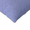 vidaXL Coussins de canapé 2 pcs Bleu 200 x 40 cm tissu