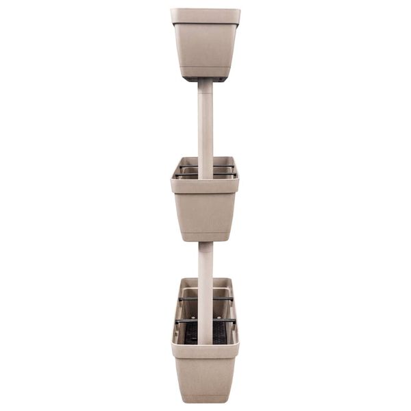vidaXL Jardini&egrave;res 6 pcs 100 cm Taupe