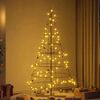vidaXL Arbre en c&ocirc;ne de No&euml;l avec support Noir 180,5 cm Acier