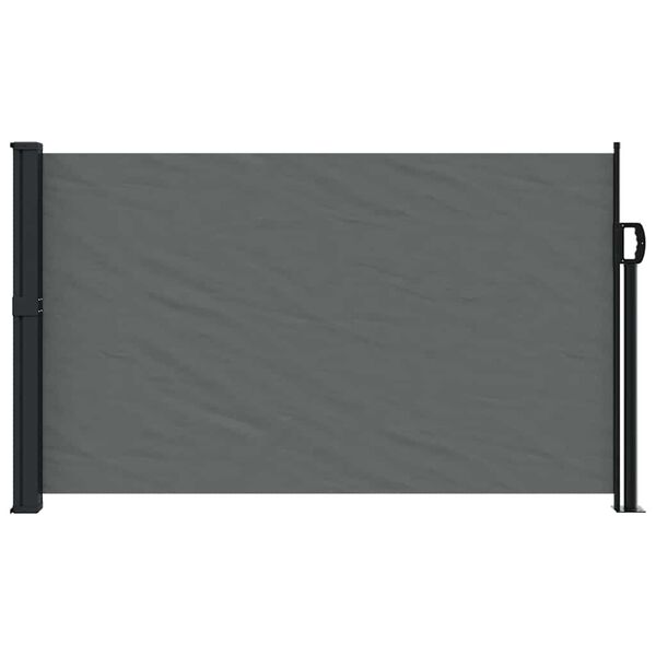 vidaXL Store lat&eacute;ral r&eacute;tractable Anthracite 120 x 500 cm