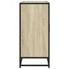 vidaXL Buffet chêne sonoma 134x35x76 cm bois d'ingénierie