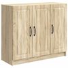 vidaXL Buffet Ch&ecirc;ne Sonoma 89 x 34,5 x 77 cm Bois d'ing&eacute;nierie