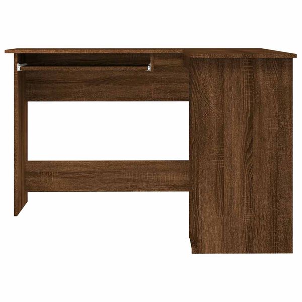 vidaXL Bureau d'angle chêne marron 120x140x75 cm bois d'ingénierie