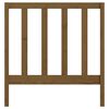 vidaXL T&ecirc;te de lit Marron miel 106x4x100 cm Bois massif de pin