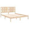 vidaXL Cadre de lit sans matelas 150x200 cm bois massif