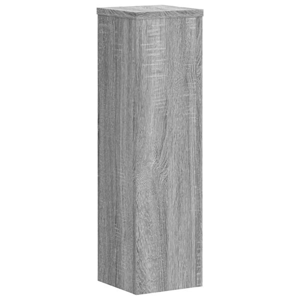 vidaXL Supports pour plantes 2 pcs sonoma gris bois d'ing&eacute;nierie