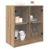 vidaXL Meuble d'appoint Ch&ecirc;ne artisanal 68 x 37 x 75,5 cm
