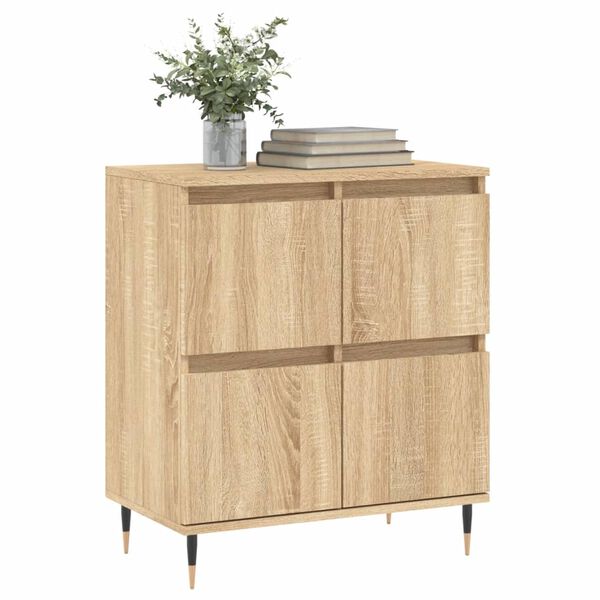 vidaXL Buffet Ch&ecirc;ne sonoma 60x35x70 cm Bois d'ing&eacute;nierie