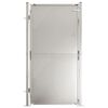 vidaXL Portail de jardin 100 x 175 cm en acier inoxydable