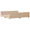 vidaXL Cadre de lit sans matelas 200x200 cm bois massif de pin