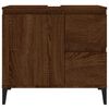 vidaXL Armoire de bain ch&ecirc;ne marron 65x33x60 cm bois d'ing&eacute;nierie